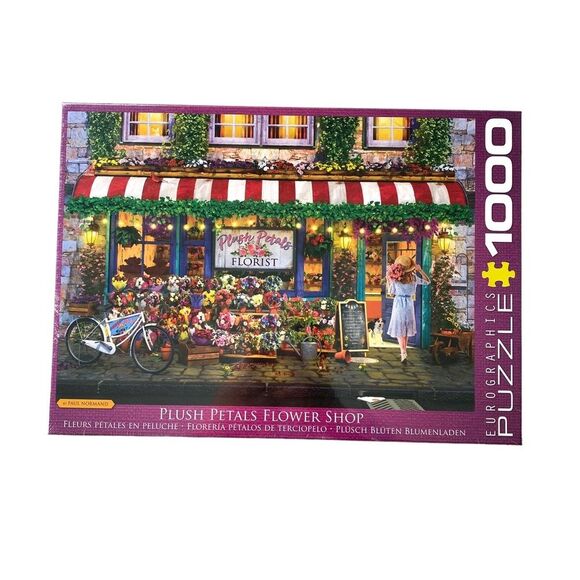 Eurographics Plush Petals Florist Summer Puzzle 1000 Pieces USA Made - Picture 1 of 3